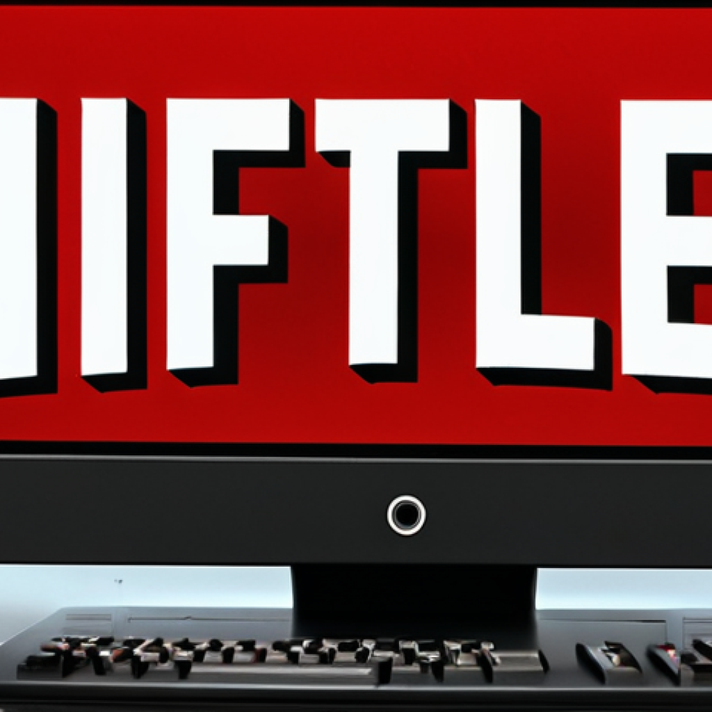 **Image:** Netflix logo morphing from a DVD rental store into an online streaming platform interface. Emphasis on the transformation and modern feel.